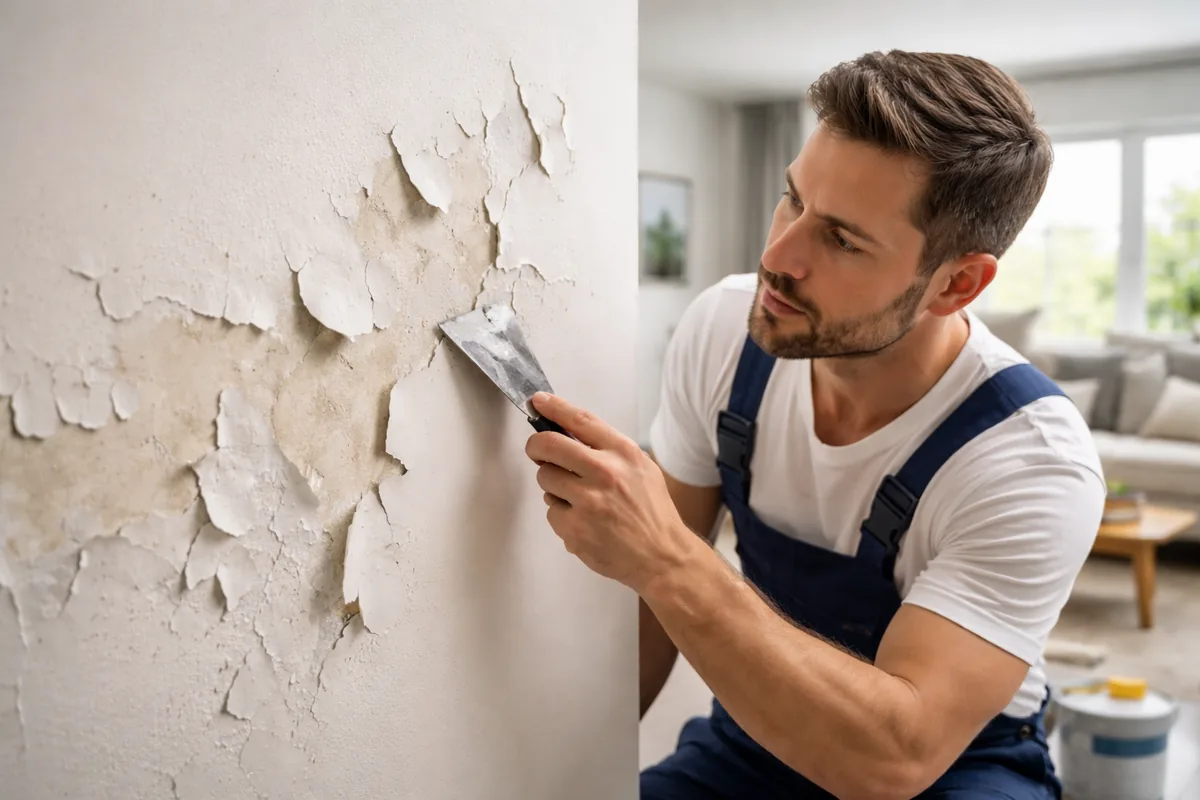Combien de temps dure une peinture murale intérieure avant de s'écailler
